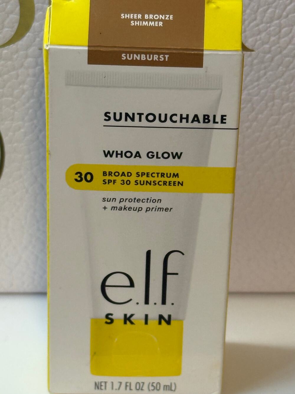 e.l.f. SKIN Suntouchable Whoa Glow - SHEER BRONZE SHIMMER SUNBURST 50mL - NEW